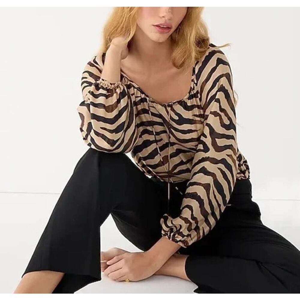 Zebra Print Women's Top
